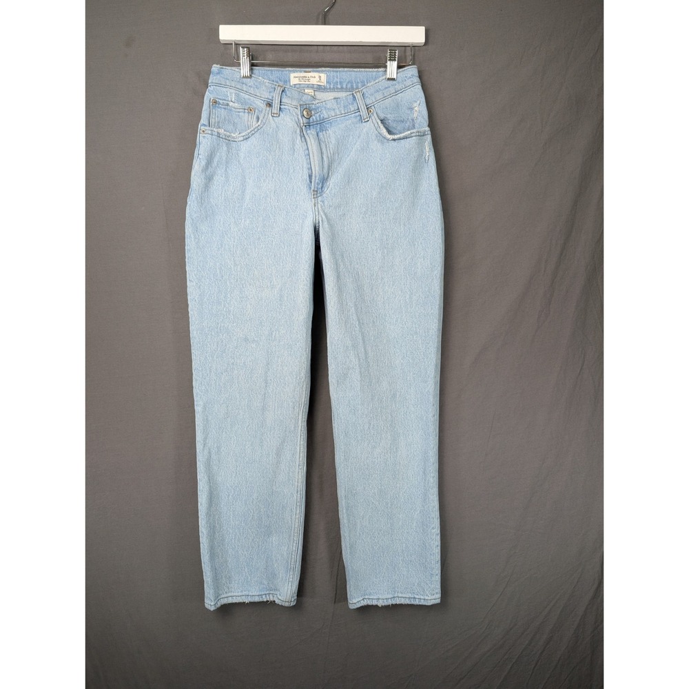 Abercrombie &‎ Fitch 90s Straight Ultra High Rise Curve Love Jeans 29 8s